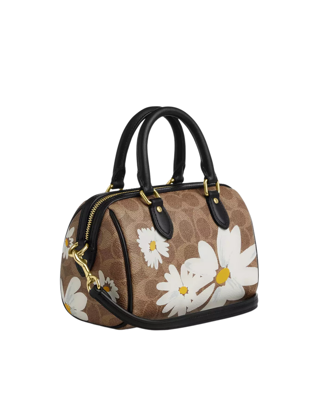 gambar-belakang-Coach-Mini-Rowan-Crossbody-Bag-In-Signature-Canvas-With-FloraL-Print-Tan-Multi