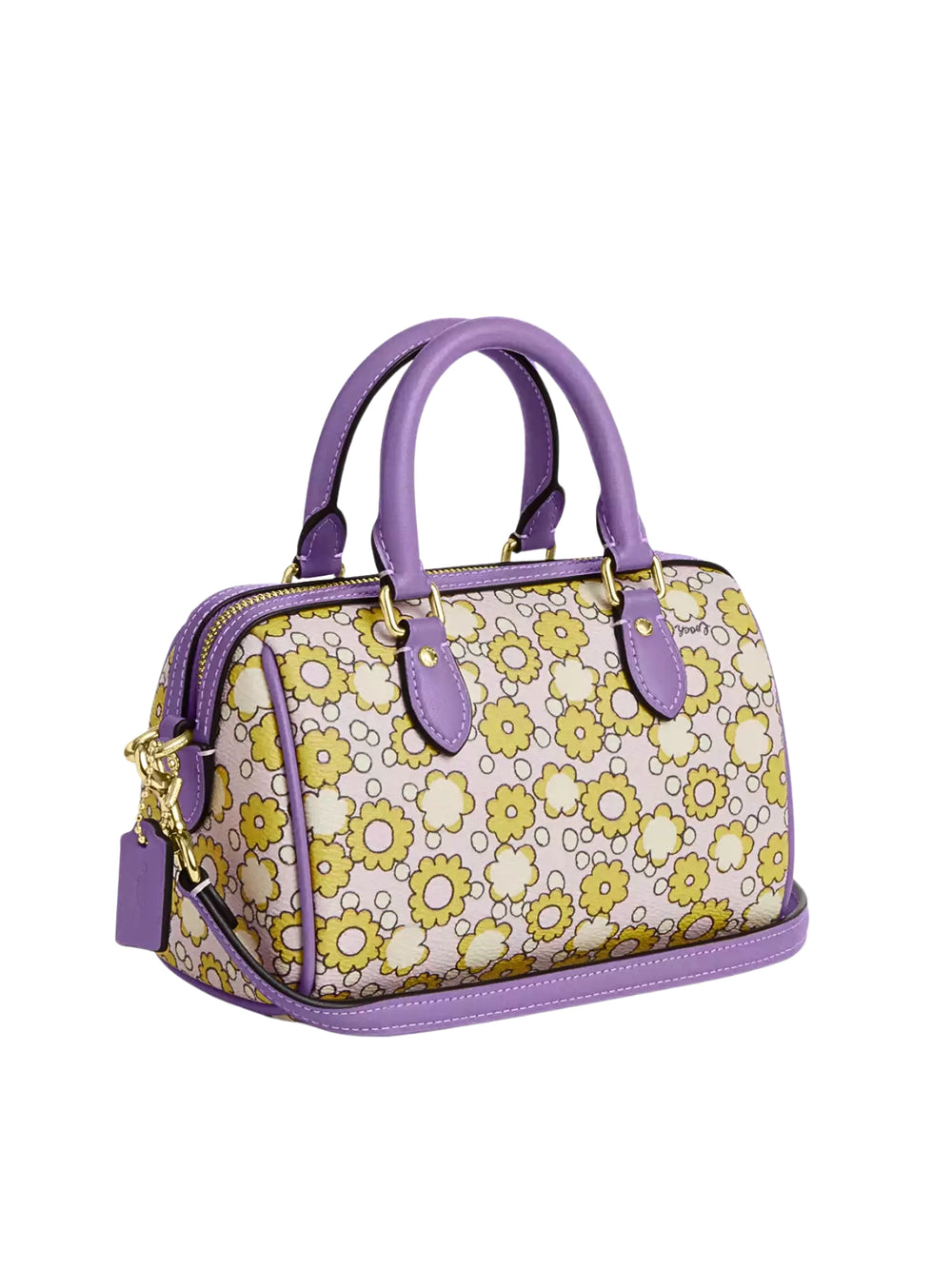 gambar-belakang-Coach-Mini-Rowan-Crossbody-Bag-With-Floral-Print-Lilac-Multi