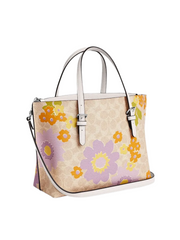 gambar-belakang-Coach-Mollie-Tote-Bag-25-In-Signature-Canvas-With-Floral-Print-Sand-Multi