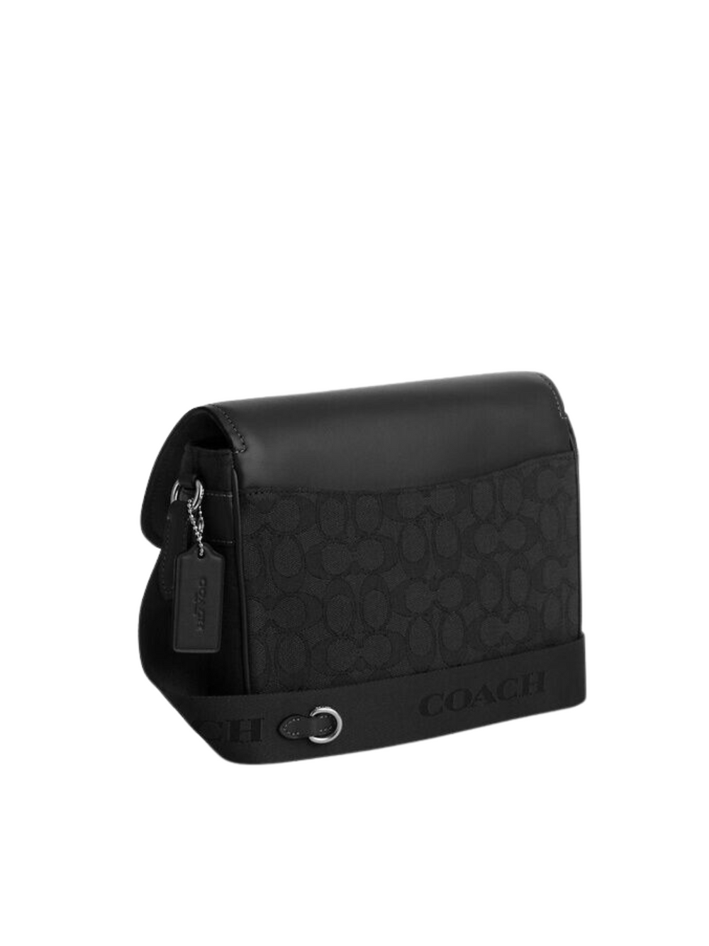 gambar-belakang-Coach-Pace-Messenger-Bag-In-Signature-Canvas-Black