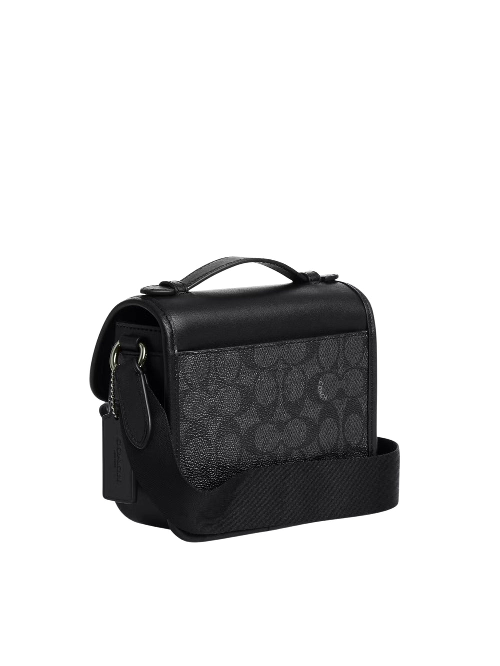 gambar-belakang-Coach-Racer-Crossbody-Bag-In-Signature-Canvas-Charcoal-Black