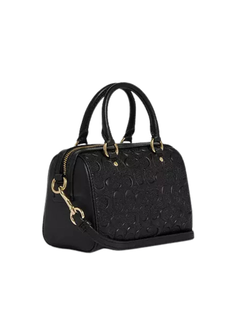 Payment for Layla : Coach CC944 Mini Rowan Signature Embossed 2024 Leather Black