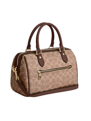 gambar-belakang-Coach-Rowan-Satchel-Bag-In-Signature-Canvas-Tan-Brown