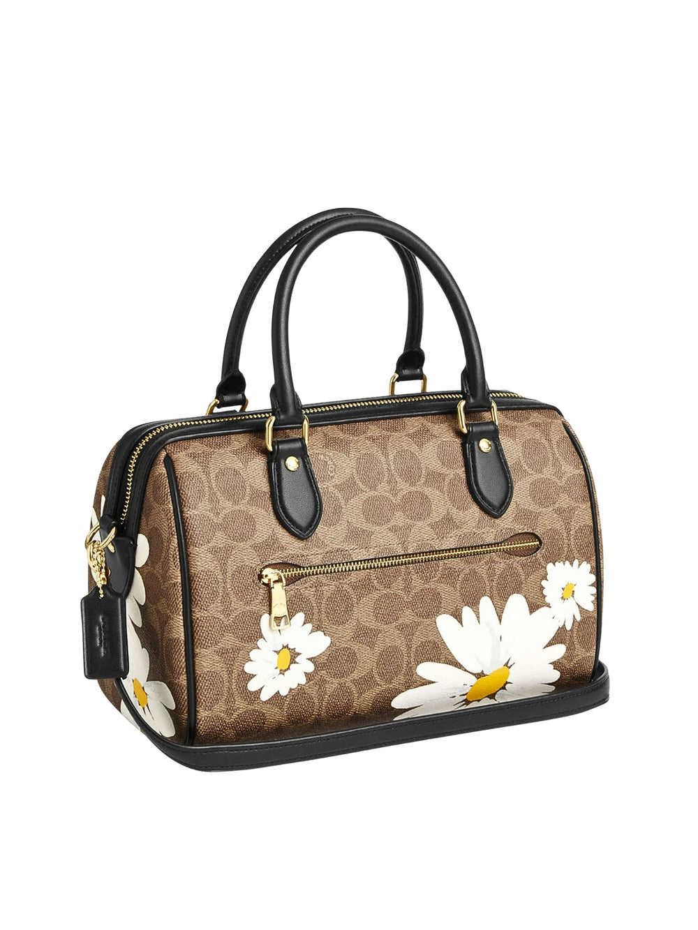 gambar-belakang-Coach-Rowan-Satchel-Bag-In-Signature-Canvas-With-Floral-Print-Tan-Multi
