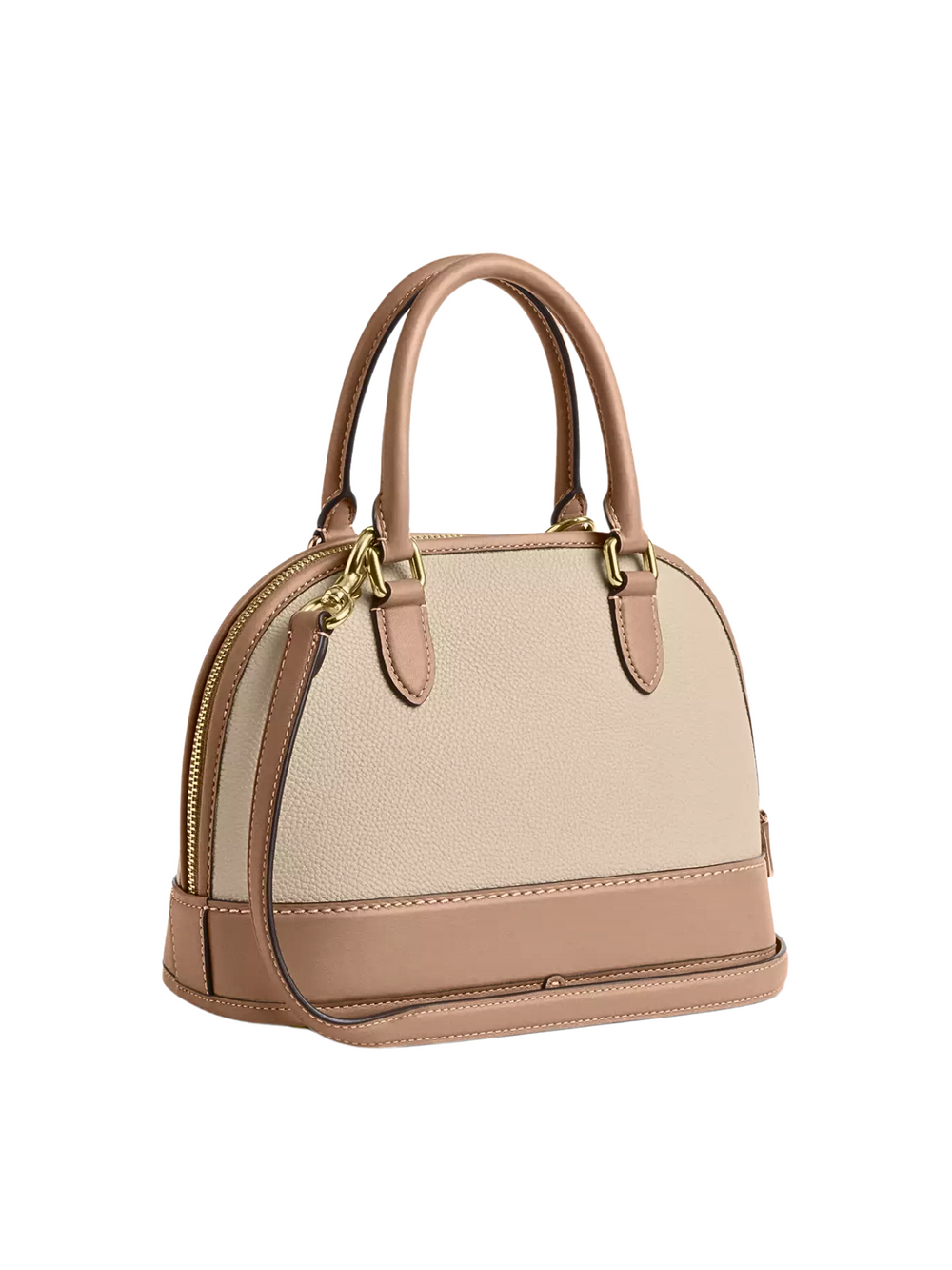 gambar-belakang-Coach-Sabrina-Satchel-Bag-In-Colorblock-Ivory-Taupe