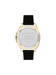 gambar-belakang-Coach-Signature-Embossed-Boyfriend-Rubber-Strap-Black-Gold-Dial
