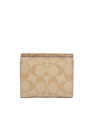 gambar-belakang-Coach-Small-Morgan-Wallet-In-Blocked-Signature-Canvas-Light-Khaki-Ivory-Multi