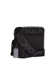 gambar-belakang-Coach-Sullivan-Flap-Crossbody-In-Signature-Canvas-Charcoal-Black