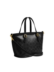 gambar-belakang-Coach-Taxi-Tote-Bag-21-In-Signature-Canvas-Black