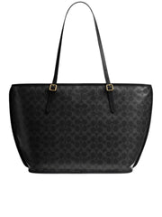 gambar-belakang-Coach-Taxi-Tote-Bag-In-Signature-Canvas-Black