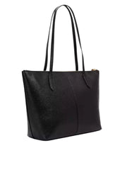 gambar-belakang-Coach-Top-Zip-Tote-Black