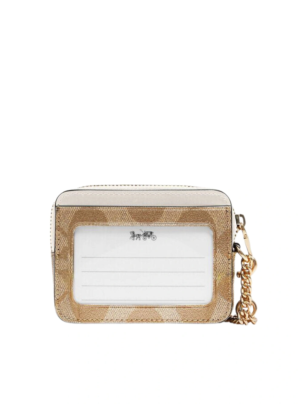 gambar-belakang-Coach-Zip-Card-Case-In-Signature-Canvas-Light-Khaki-Chalk