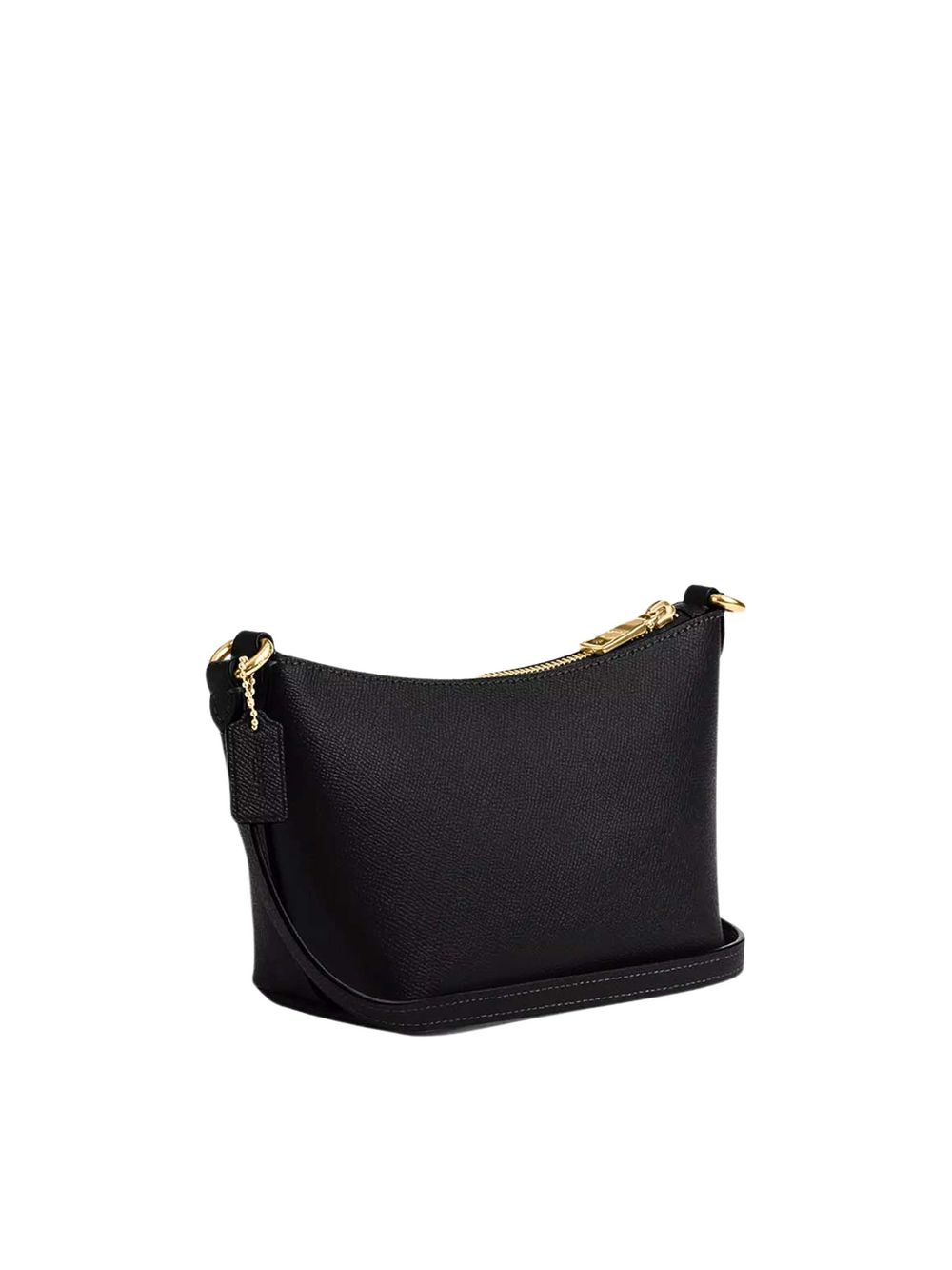 gambar-belakang-Coach-Zip-Crossbody-Bag-Crossgrain-Leather-Black