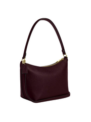 gambar-belakang-Coach-Zip-Shoulder-Bag-Crossgrain-Leather-Merlot
