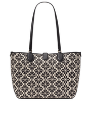 gambar-belakang-Kate-Spade-Flower-Jacquard-Medium-Open-Tote-Sand-Multi