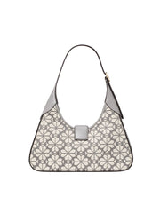Kate Spade Flower Jacquard Nouveau Small Shoulder Bag Grey Multi