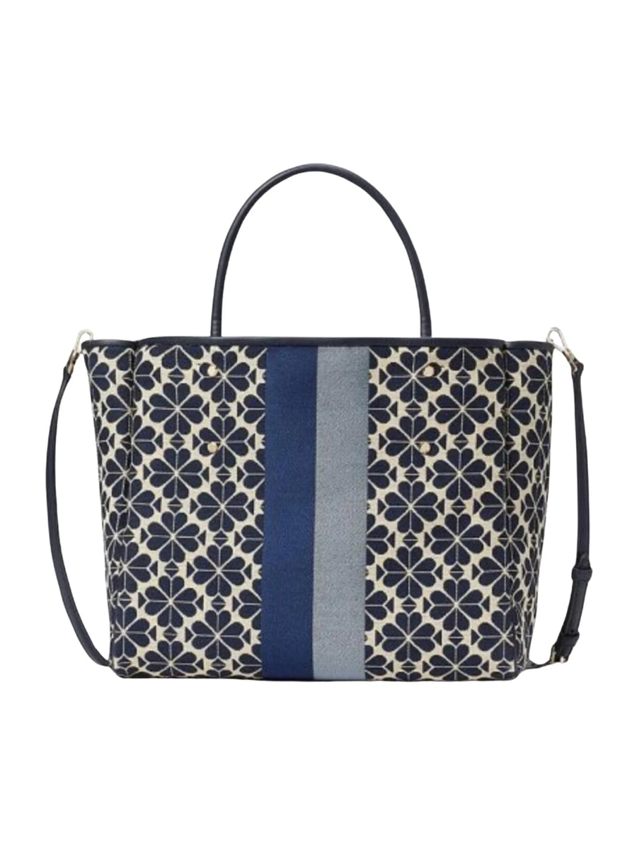 Kate Spade flower medium tote blue 2024 multi