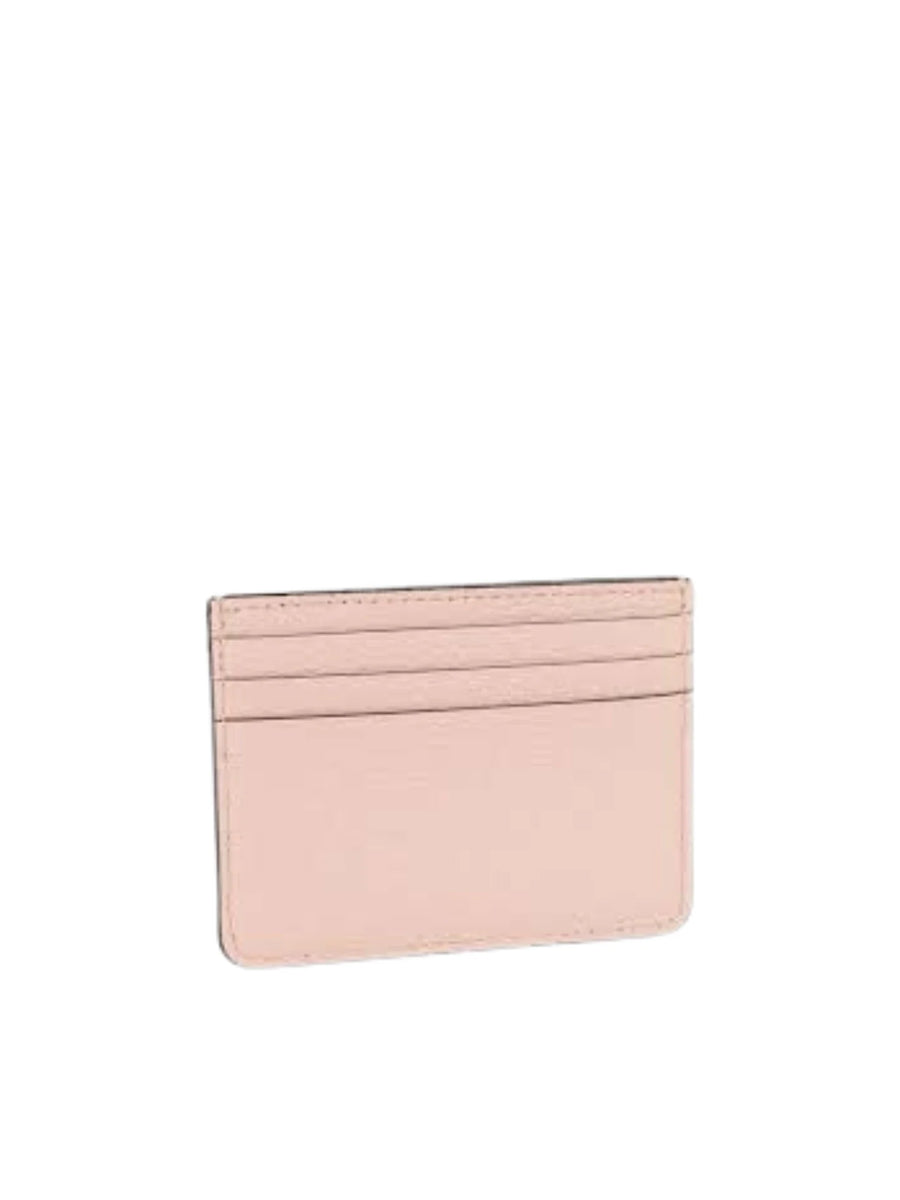 Kate Spade Gliter Embossed Leather Small Slim Card Holder Rose