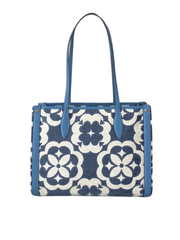 gambar-belakang-Kate-Spade-Spade-Flower-Market-Tote-Chenille-Manta-Blue
