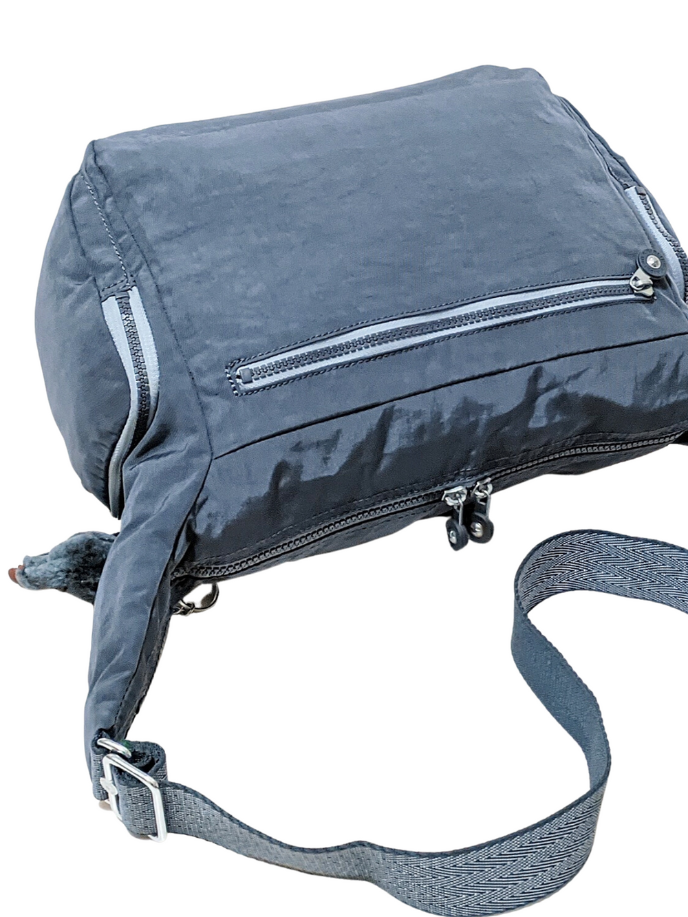 gambar-belakang-Kipling -Medium -Crossbody- Bag- Foggy -Grey