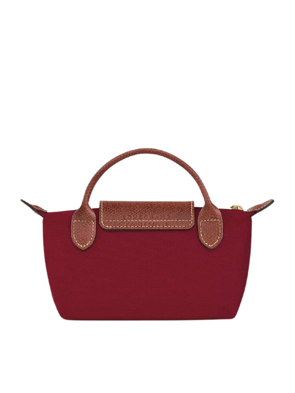 gambar-belakang-Longcham-Le-Pliage-Original-Pouch-With-Top-Handle-Rouge-Balilene