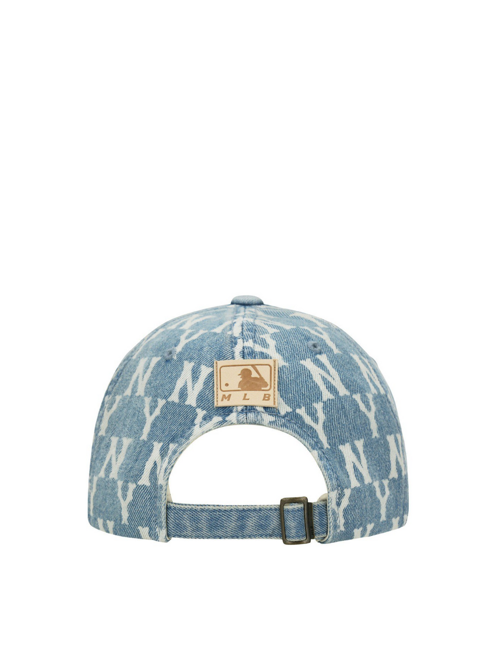 gambar-belakang-MLB-Monogram-Denim-Ball-Hat-NY-Blue