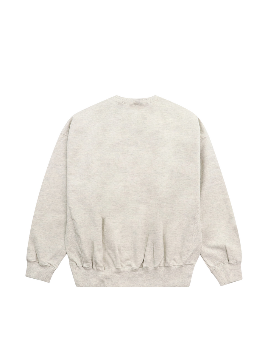 ●Mardi Mercredi●UNISEX SWEATSHIRT FLOWERMARDI_WHITE GREY Mardi Mercredi] FlowerMardi Sweatshirt (25 Color) *LIMITED