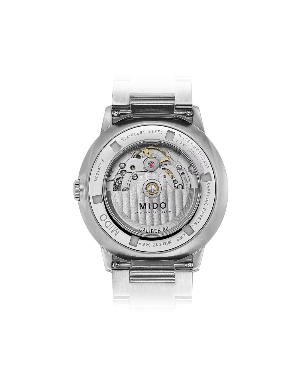 gambar-belakang-Mido-Commander-Gradient-Green-See-Through-Dial-Men-s-Watch