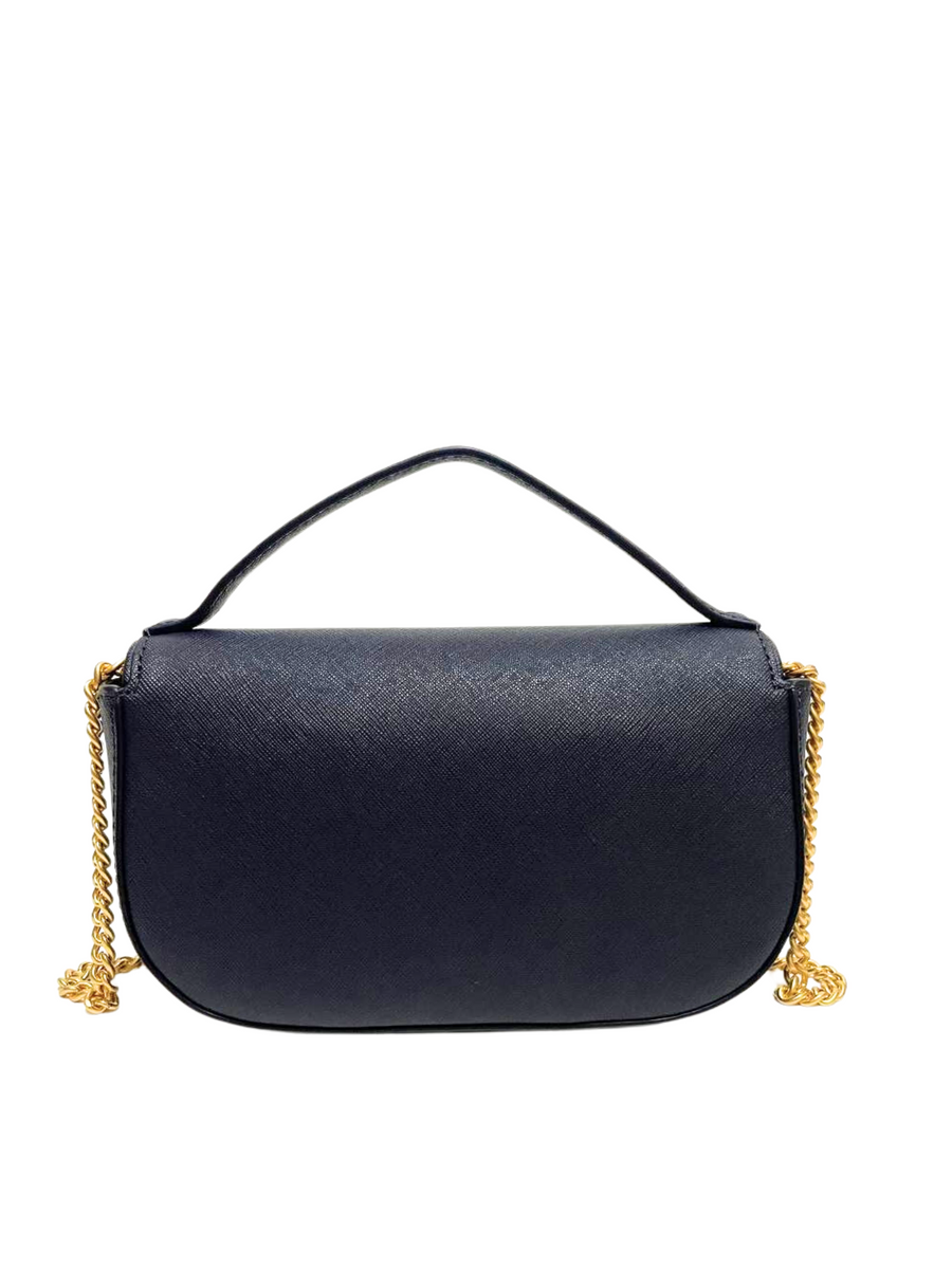 Tory Burch Emerson Top Handle Crossbody Bag Tory Navy – Balilene