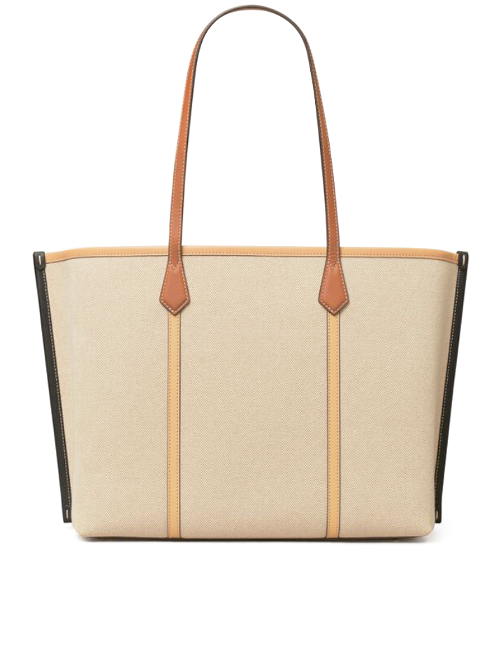 Tory burch perry 2025 canvas triple compartment tote