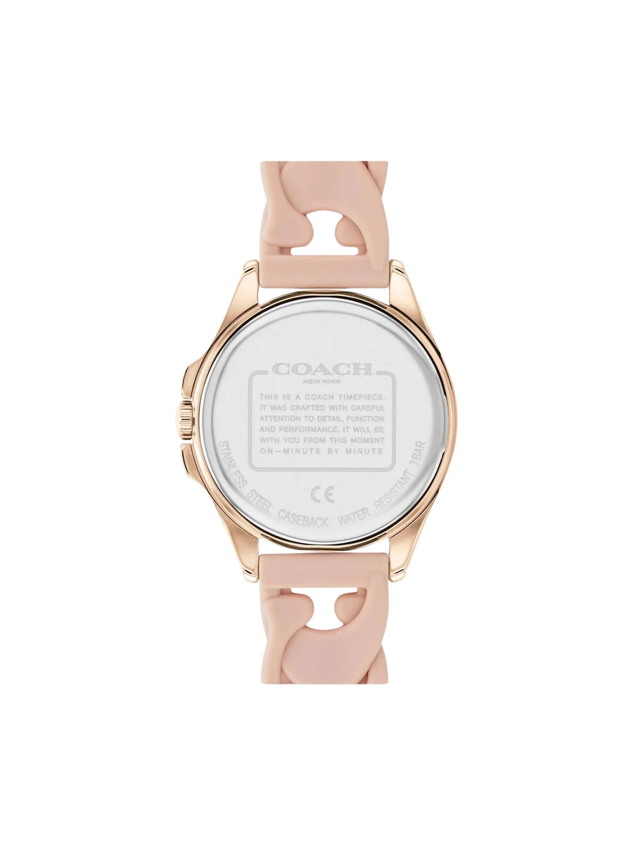 Coach maddy top watch rose gold