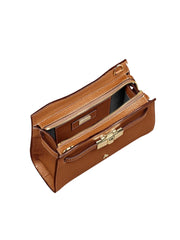 gambar-dalam-Aigner-Farah-Leather-Crossbody-Bag-Cognac