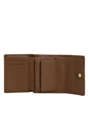 gambar-dalam-Aigner-Trifold-Quilted-Wallet-Dark-Toffee-Brown