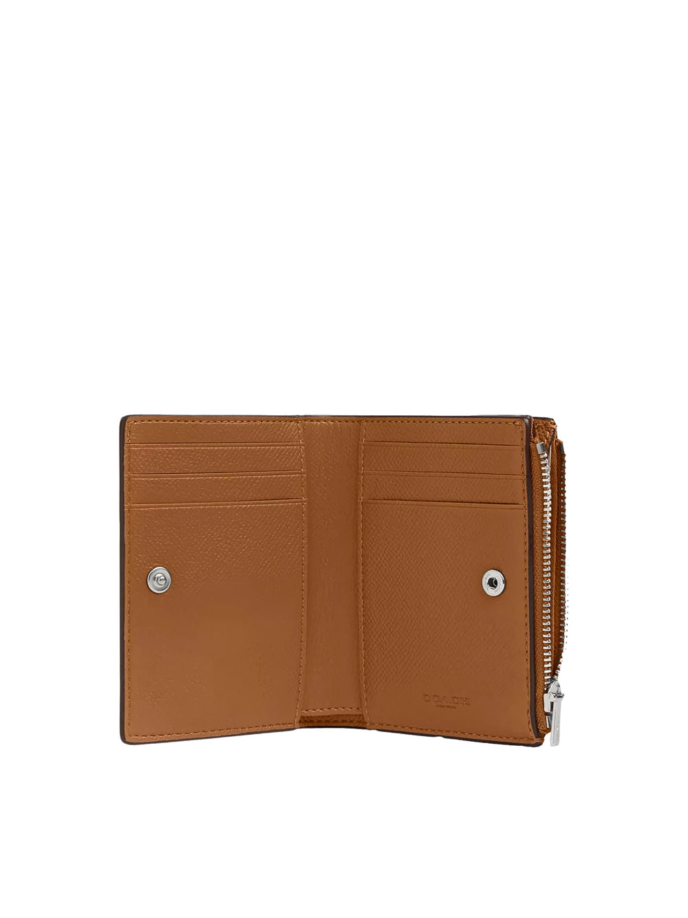 gambar-dalam-Coach-Billfold-Wallet-Crossgrain-Leather-Light-Saddle