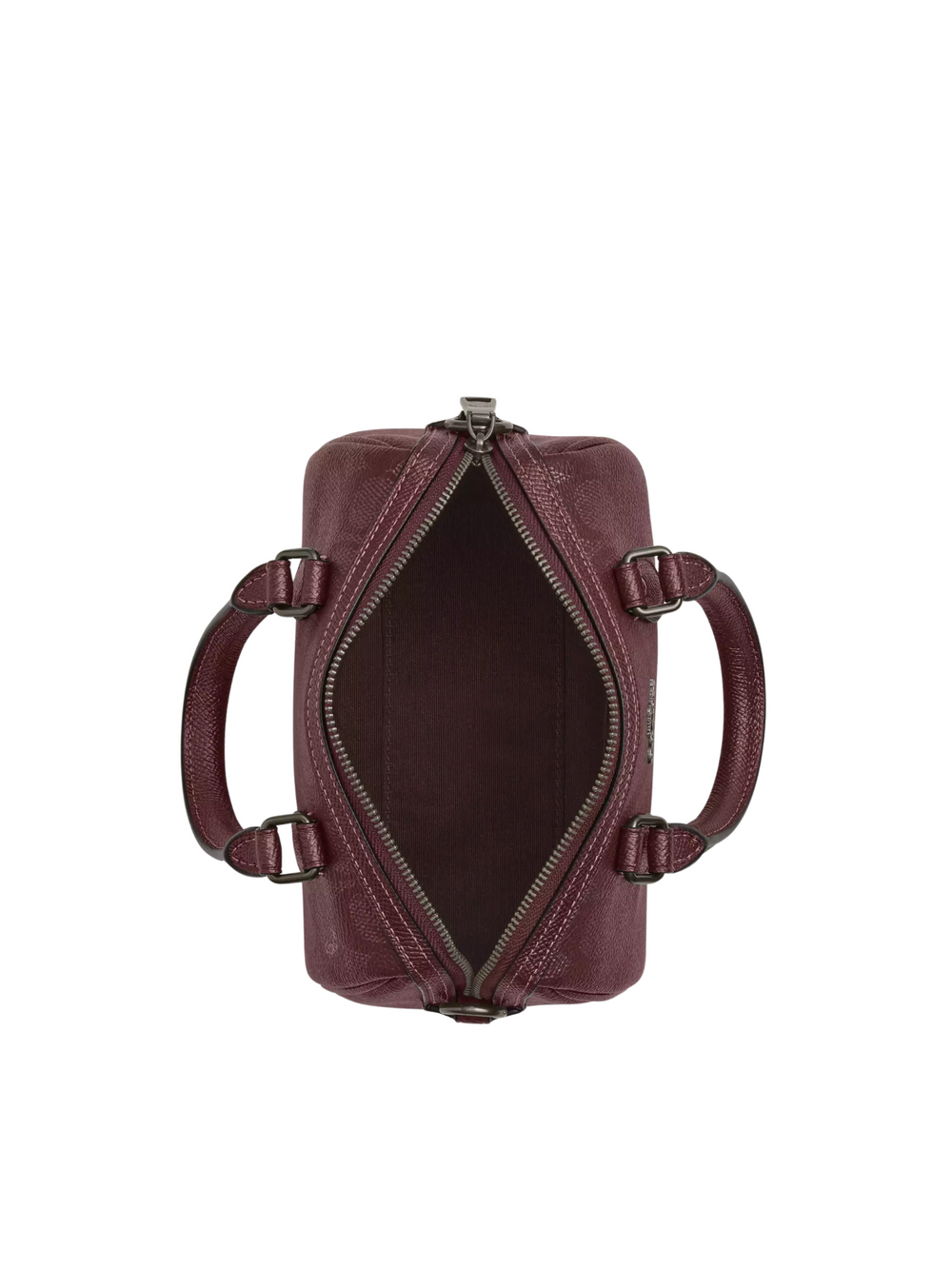 gambar-dalam-Coach-Boxed-Mini-Rowan-Crossbody-Bag-And-Mirror-Bag-Charm-Set-In-Signature-Canvas-Wine-Multi