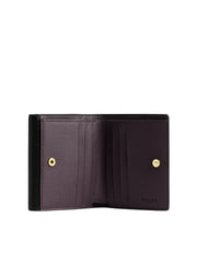Coach Eliza Small Wallet In Signature Canvas Walnut/Black