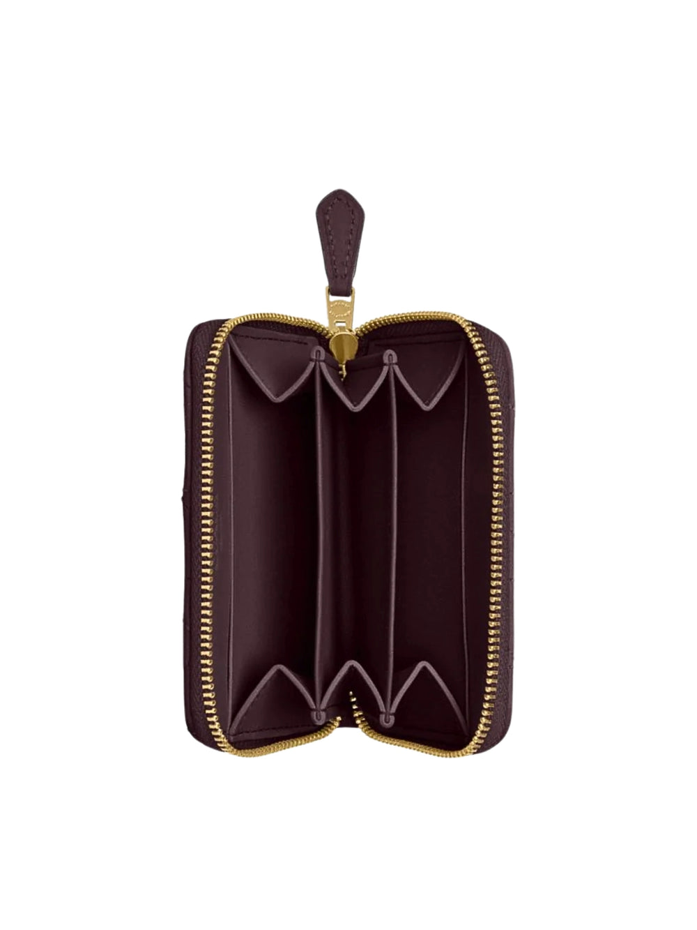 gambar-dalam-Coach-Essential-Small-Zip-Around-Card-Case-With-Pillow-Quilting-Black-Currant