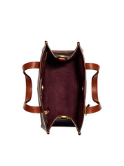 gambar-dalam-Coach-Field-Tote-22-In-Signature-Canvas-With-Horse-And-Carriage-Print-Tan-Multi