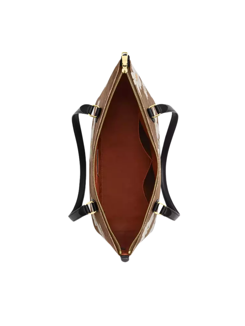 gambar-dalam-Coach-Gallery-Tote-Bag-In-Signature-Canvas-With-Floral-Print-Tan-Multi