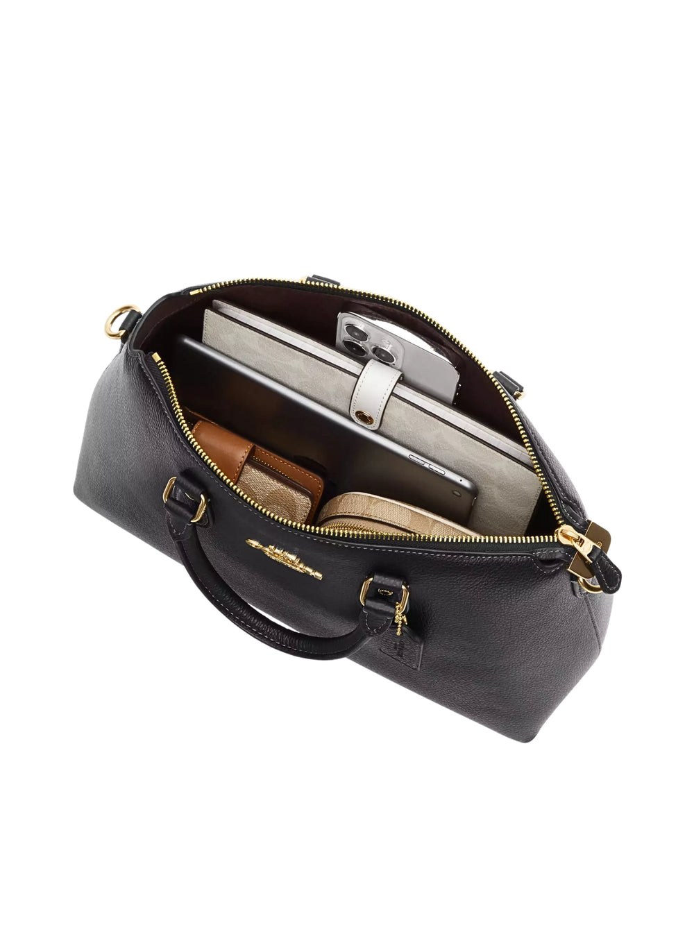 gambar-dalam-Coach-Georgia-Satchel-Bag-Black