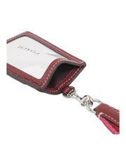 gambar-dalam-Coach-ID-Lanyard-Leather-Wine-Multi