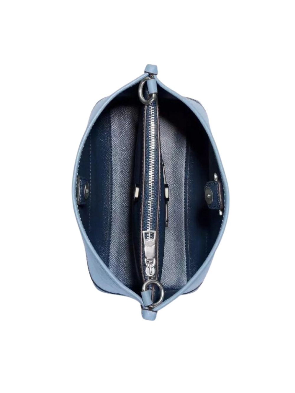 gambar-dalam-Coach-Mollie-Bucket-22-In-Signature-Chambray-Cornflower-Multi