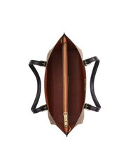 gambar-dalam-Coach-Mollie-Tote-Bag-25-In-Signature-Canvas-Tan-Black