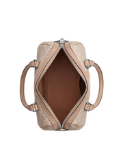 gambar-dalam-Coach-Rowan-Satchel-Bag-In-Signature-Canvas-Sand-Taupe