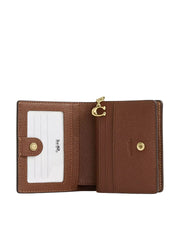 gambar-dalam-Coach-Snap-Wallet-In-Signature-Metallic-Crossgrain-Leather-Brown-Copper