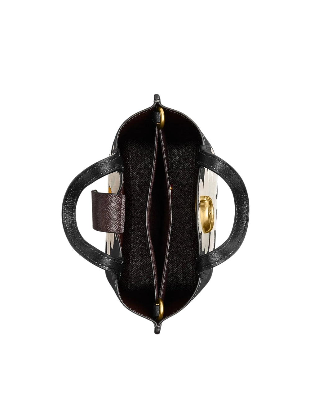 gambar-dalam-Coach-Willow-Tote-18-With-Floral-Print-Black