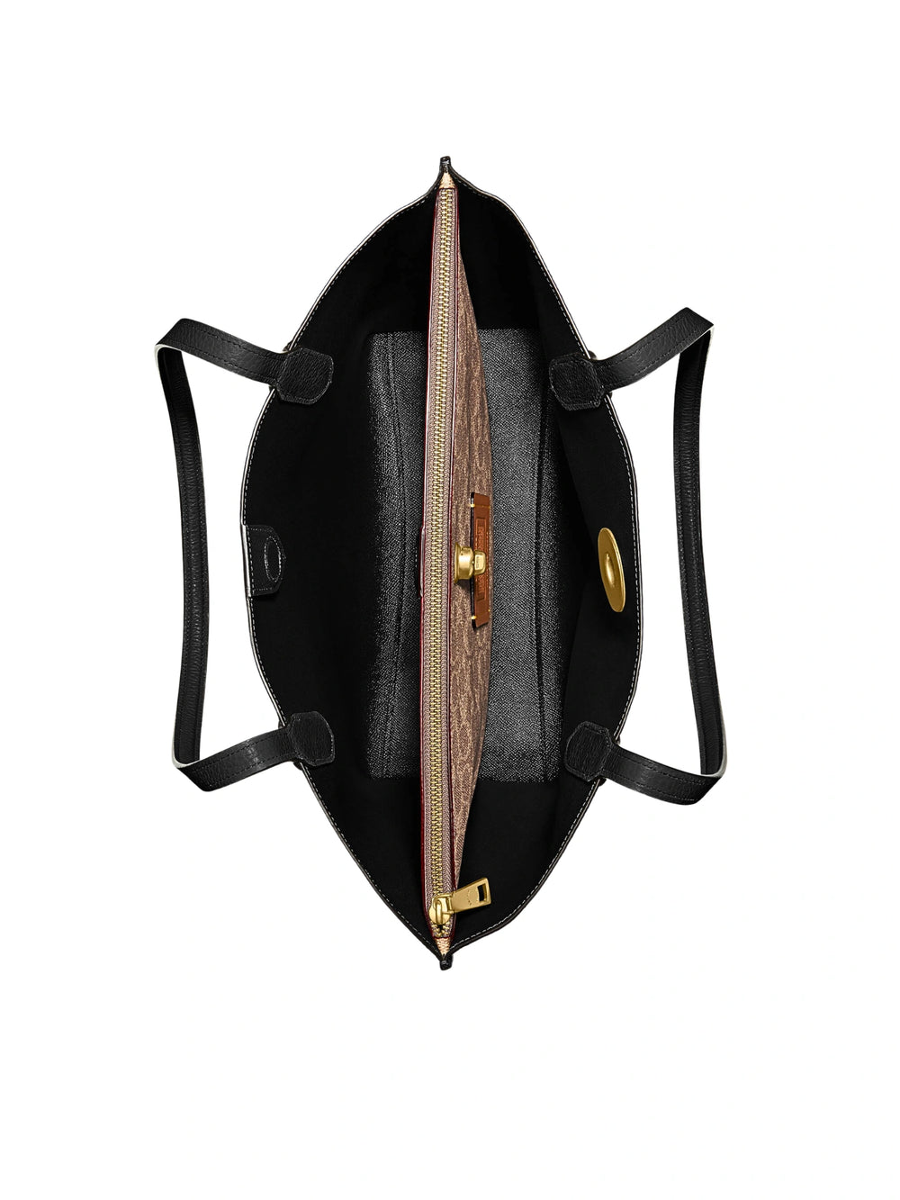 gambar-dalam-Coach-Willow-Tote-In-Colorblock-With-Signature-Canvas-Interior-34-Dark-Stone