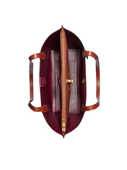 gambar-dalam-Coach-Willow-Tote-In-Signature-Canvas-Tan-Rust