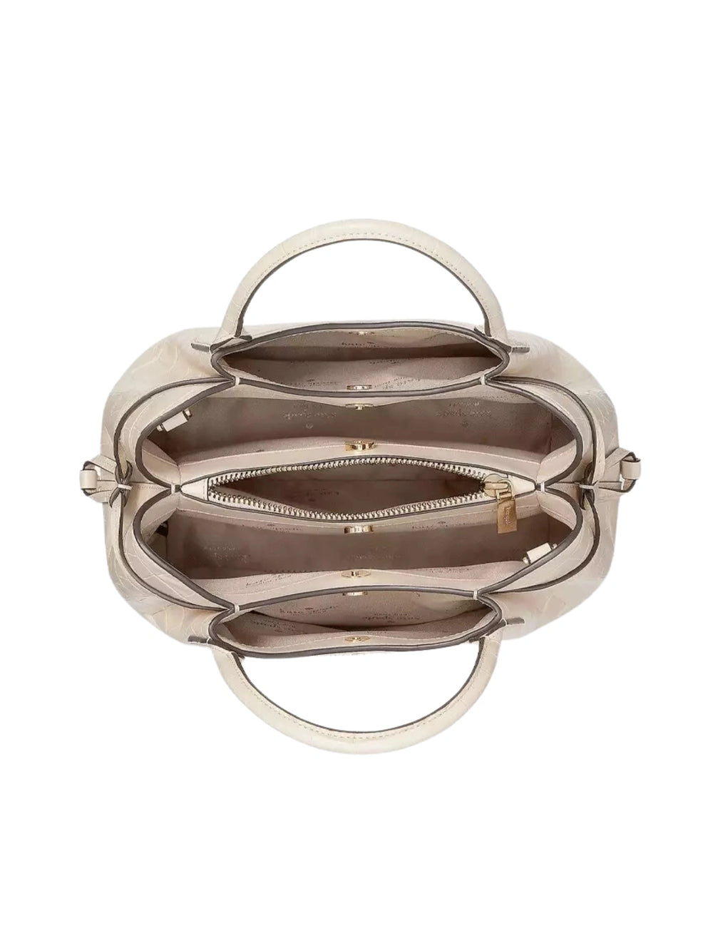 gambar-dalam-Kate-Spade-Dumpling-Croc-Embossed-Small-Satchel-Bag-In-Bare