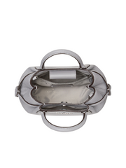 gambar-dalam-Kate-Spade-Dumpling-Pebbled-Leather-Mini-Triple-Compartment-Satchel-Grey